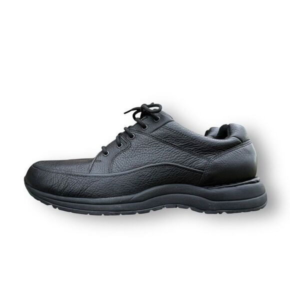 Rockport Men's Edge Hill II Black Leather Walking Shoes Size 10 - Picture 3 of 10